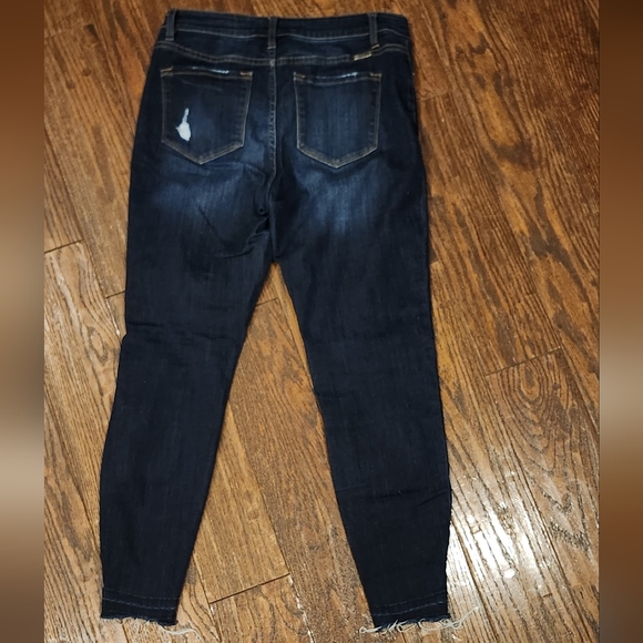 KanCan Women's Skinny Jeans - Dark Blue - Picture 5 of 7